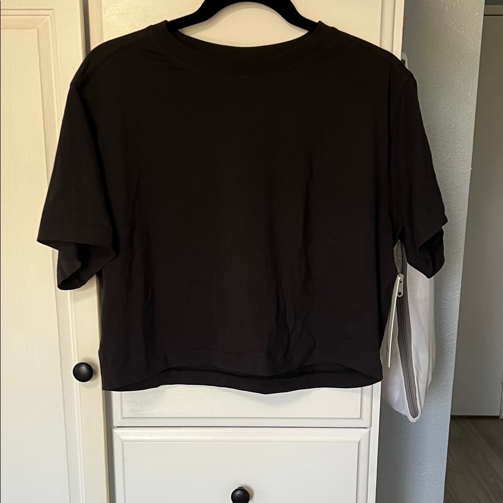 Lululemon all yours organic cropped t shirt